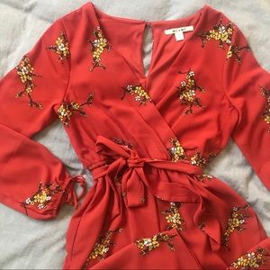 Floral Jumpsuit w/POCKETS!